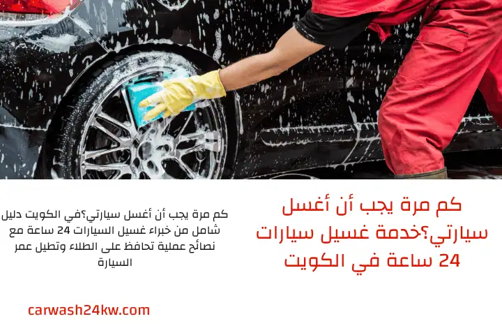 كم مرة يجب أن أغسل سيارتي؟